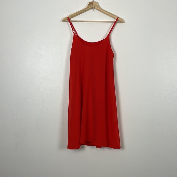 Lulus dress women's size small spaghetti strap red pullover lined sleeveless - Picture 5 of 8